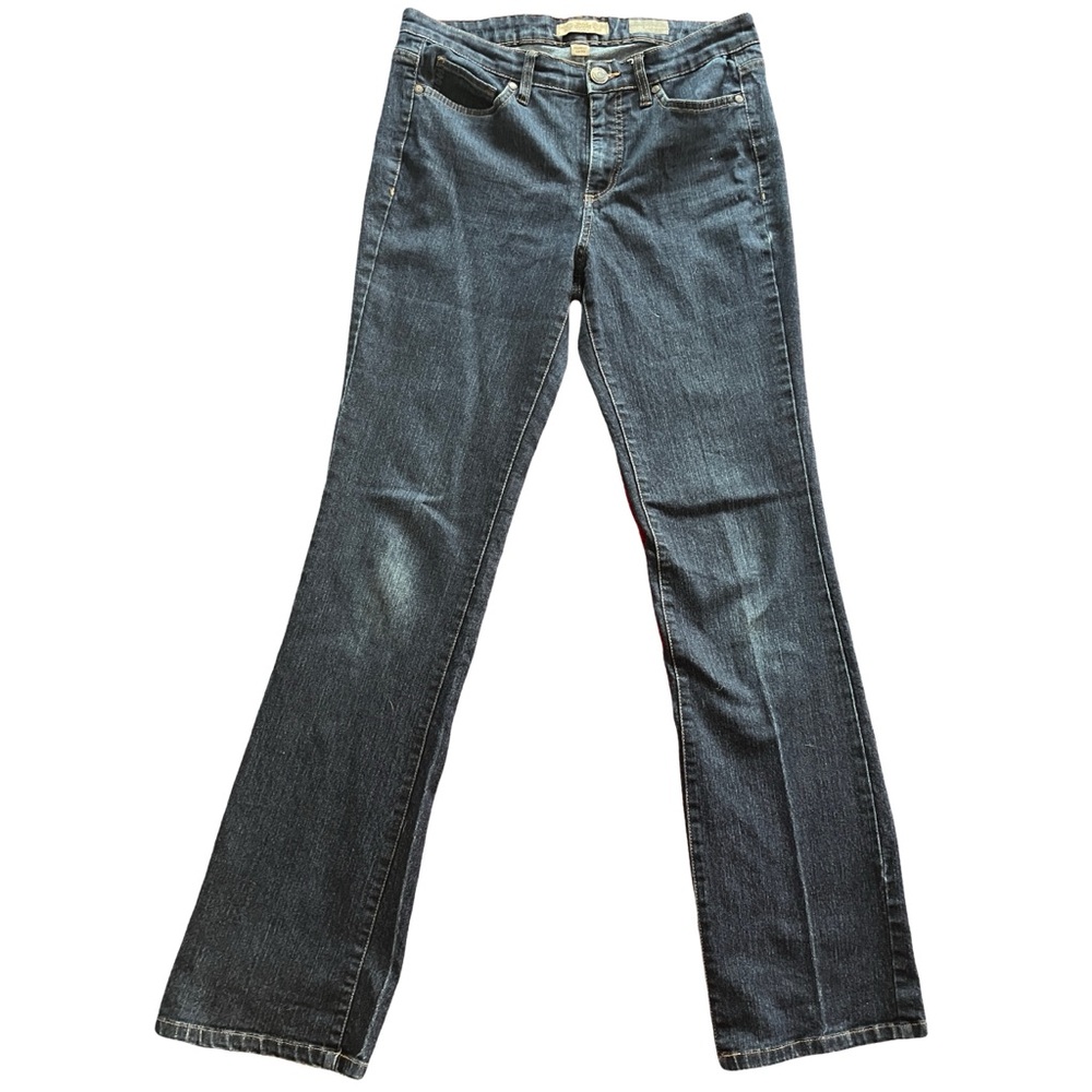 Nine West Vintage America Collection Classic Blue Denim Bootcut Jeans Sz 10/30